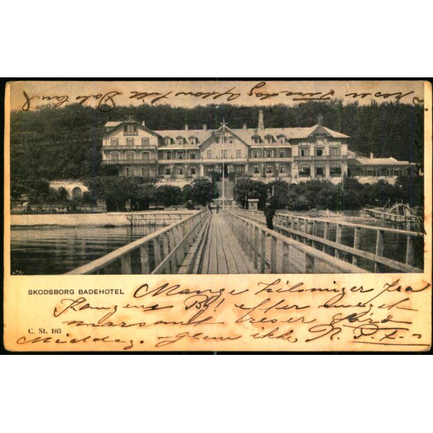 Skodsborg Badehotel - C. St. 103 - Brugt - Svage hj�rner !