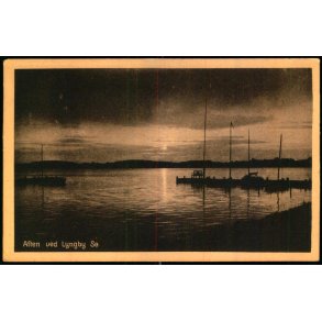 Aften ved Lyngby S� - Henriksens Bogh. ?? - Ubrugt - Har v�ret kl�bet op !