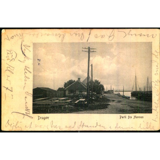 Drag�r - Parti fra Havnen - u/n - Brugt