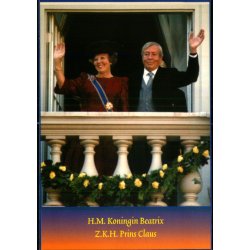 Dronning Beatrix - Prins Claus - Holland -  Trebla u/n - Ubrugt