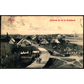 Nakskov -  Horslunde By set fra Kirketaarnet - W.K.F. 3463 - Brugt