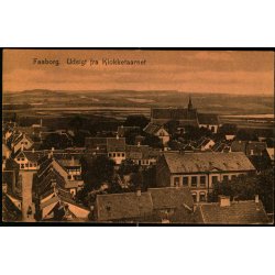Faaborg - Udsigt fra Klokketaarnet - F.C. Alstr�'ms Bogh.  u/n  - Ubrugt
