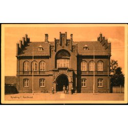 Nyk�bing F. - Raadhuset  - V. Kristoffersens Bogh. 38936 - Ubrugt