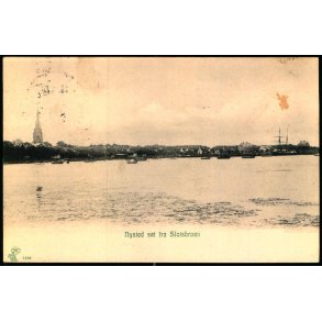 Nysted set fra Slotsbroen - Peter Alstrup 3129 - Brugt