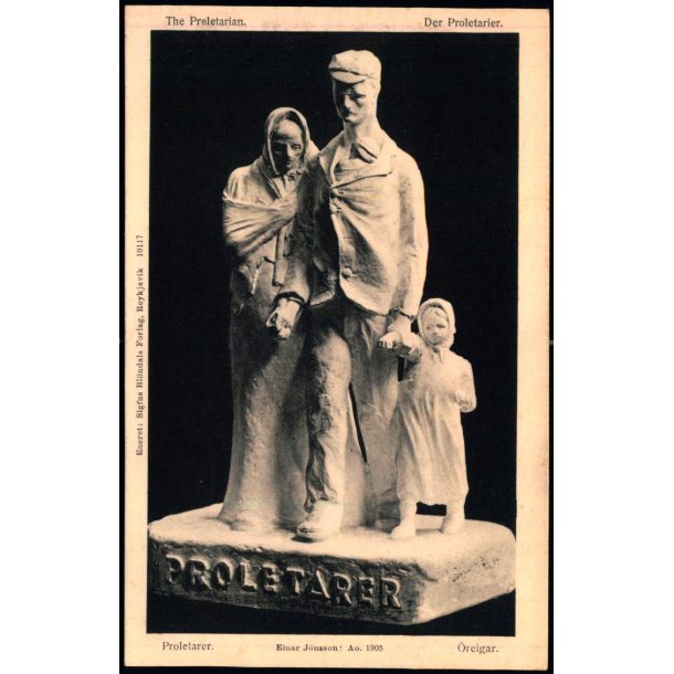 Proletarer - Einar J&ouml;nsson 1905 - Sigfus Bl&ouml;ndal 10117 - Ubrugt