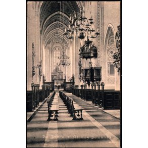 Det indre af Aarhus Domkirke - H.B. u/n - Ubrugt