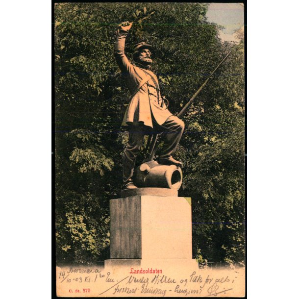 Fredericia - Landsoldaten - C. St. 570 - Brugt