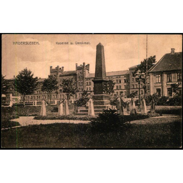 Hadersleben - Kaserne u. Denkmal - Aug. Meyer u/n - Brugt