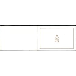 Julekort 1989 - Fra Kong Konstantin - Dronning Anne med Autografer - u/n