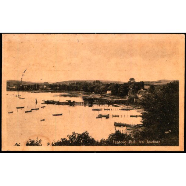 Faaborg - Parti fra Dyreborg - O. Nissen 16807 - Brugt