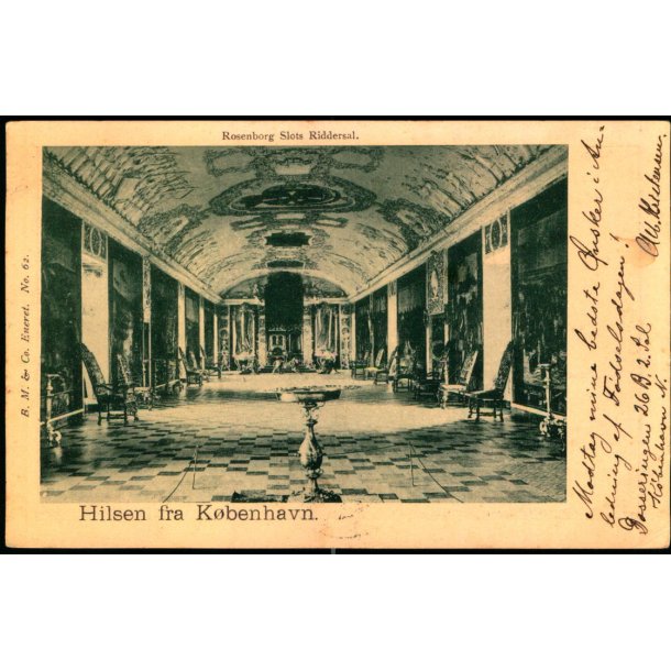 Hilsen fra Kbenhavn -  Rosenborg Slot - Riddersalen - B.M. &amp; Co 62