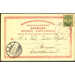 Skagen - Fra Spisesalen i Br�ndums Hotel - M.J.K. 601 - Brugt