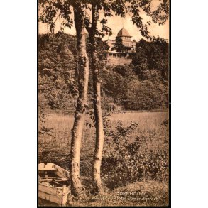 Bornholm - Udsigt til Hotel Jomfrubjerget - F.Srensens Bogh. 17467 - Brugt