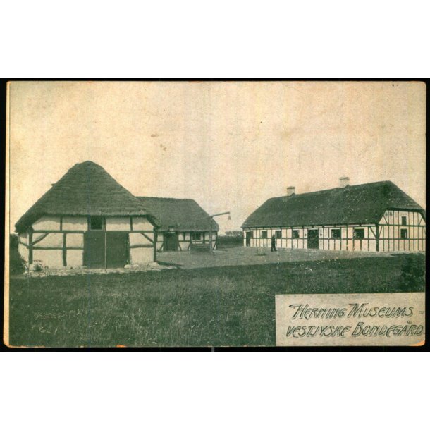 Herning Museum  - Vestjyske Bondegaard - Aarhus Stiftsbogtrykkeri u/n - Ubrugt