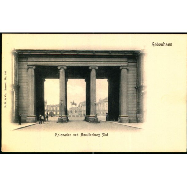 K�benhavn - Kolonaden ved Amalienborg Slot - B.M. &amp; Co 150
