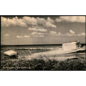 Strandparti fra Fjaltring - FDB Papir 648 - Brugt