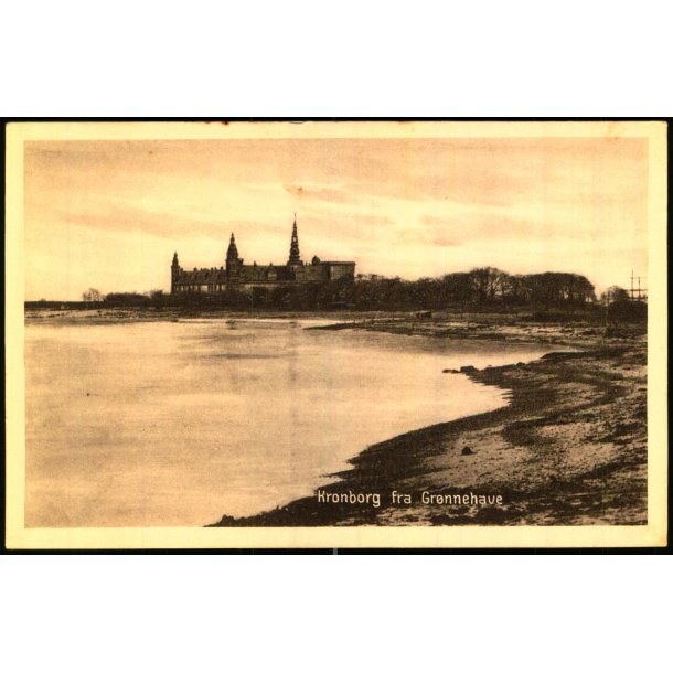 Kronborg fra Gr�nnehave - J.M. 517 - Ubrugt