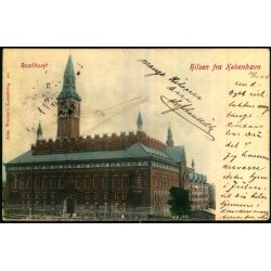 Hilsen fra Kbenhavn -  Rdhuset - Alex Vincent 102 - Brugt