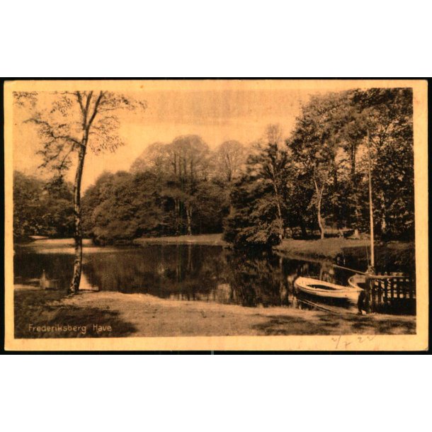 Frederiksberg Have - A.C. Illum u/n - Ubrugt