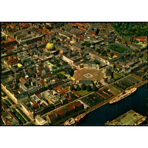 K�benhavn - Marmorkirken og  Amalienborg set fra Luften - Stender 149 101 135 - Ubrugt