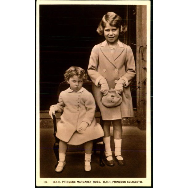 Prinsesse Margaret og Prinsesse Elizabeth - Ubrugt
