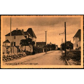 Nyk�bing F. - Rosenv�nget - V. Kristoffersens Bogh. u/n - Ubrugt