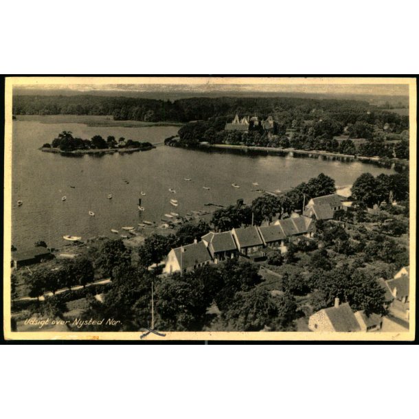 Udsigt over Nysted Nor - Nysted Bogh. 85851 - Brugt