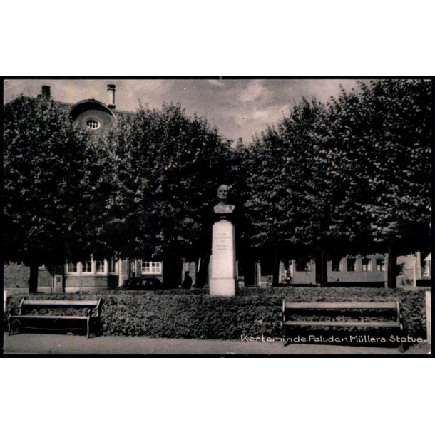 Kerteminde - Paludan M�llers Statue -  Einar Hansens Bogh. 94648 - Brugt