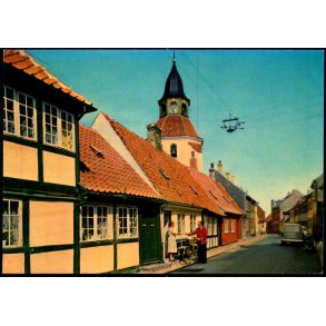 Faaborg - Adelgade med Klokket�rnet - Stender 149 503 002 - Ubrugt