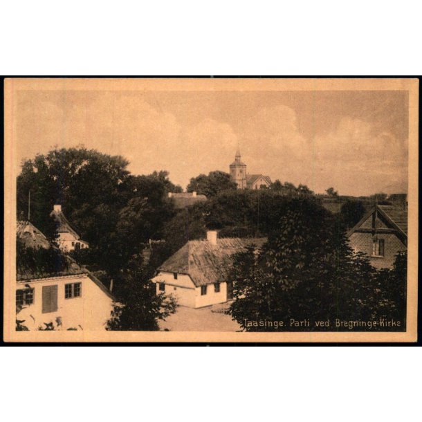 Taasinge -  Parti ved  Bregninge Kirke - Chr. G. Kielbergs Bogh.  701 - Ubrugt