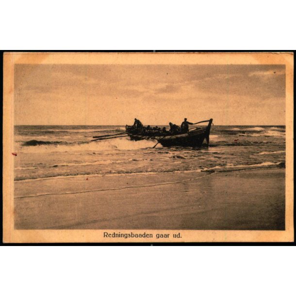 Redningsbaaden gaar ud -  Knudstrup u/n - Ubrugt