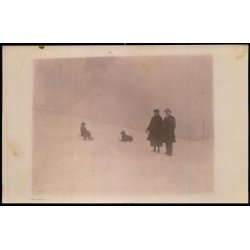 Fotokort Ukendt - Personer i Sne  - Ubrugt