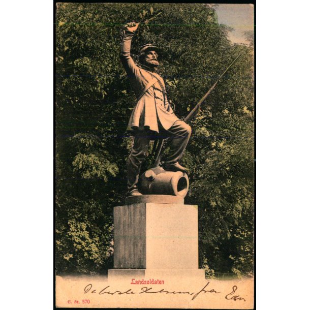 Fredericia - Landsoldaten - C. St. 570 - Brugt