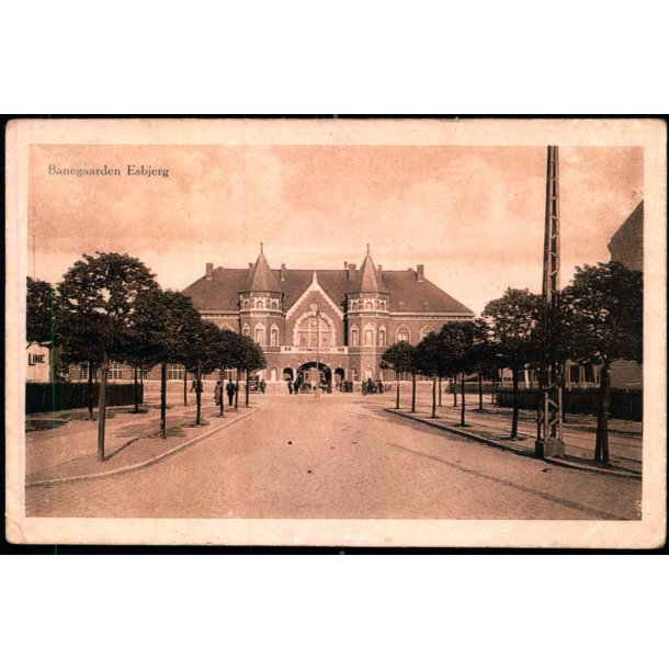 Banegaarden - Esbjerg - C.J.C.  u/n - Ubrugt