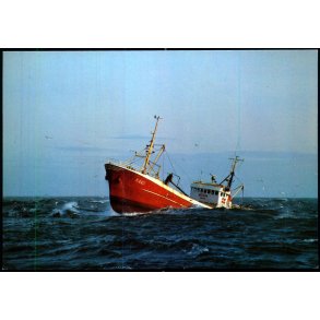 Esbjerg-trawler p� vej til fiskepladsen - Nords�museet 83205 - Ubrugt