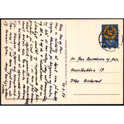 Bornholm - Hammershus Ruiner set fra Slotslyngen - Colbergs Bogh. 8205 - Brugt