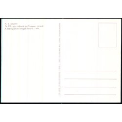 Kryer - En lille pige stende  p Skagen Strand - Skagen Museum 3 - Ubrugt