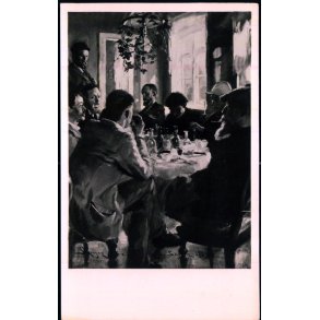 P .S. Kryer - Skandinaviske kunstnere ved Frokostbordet - Skagen Museum 6712 - Ubrugt