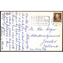 Gymnastikh�jskolen i Ollerup - Luftfoto - Sylvest Jensen 97621 - brugt