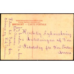 Middelfart - Udsigt fra Hindsgavls Have til Gammel Slot - J.G. Kreutzers Papir u/n - Ubrugt