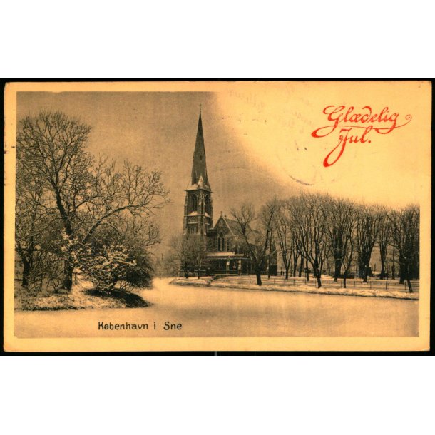 K�benhavn i Sne - Gl�delig Jul - Stender Eneret