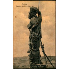 Kolding - K�mpen paa Slotsruinen - J. Kops u/n - Ubrugt