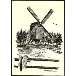 Motiv fra Hjerl Hede - Ole N�rskov u/n - Ubrugt