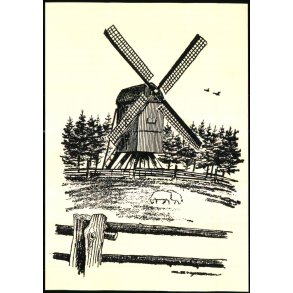 Motiv fra Hjerl Hede - Ole N�rskov u/n - Ubrugt