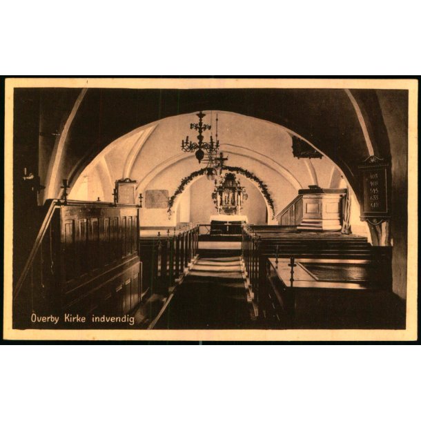 Overby Kirke Indvendig  - S. Bay  35304 - Ubrugt