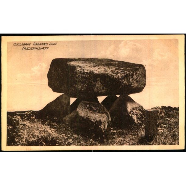 Oldtidsgrav - Gr�nn�s Skov - Frederiksv�rk - A. Jensens Bogh. 23828 - Brugt