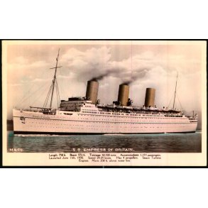 S.S. Empress og Britain - M& Co u/n - Ubrugt