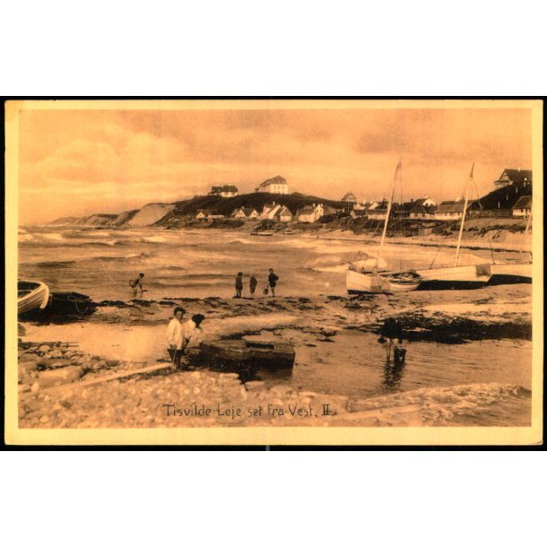 Tisvilde Leje set fra Vest - A.Jensens Bogh.  21536 - Ubrugt