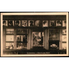 Spisesalen i Br�ndums Hotel - Viggo Berg 60220 - Ubrugt