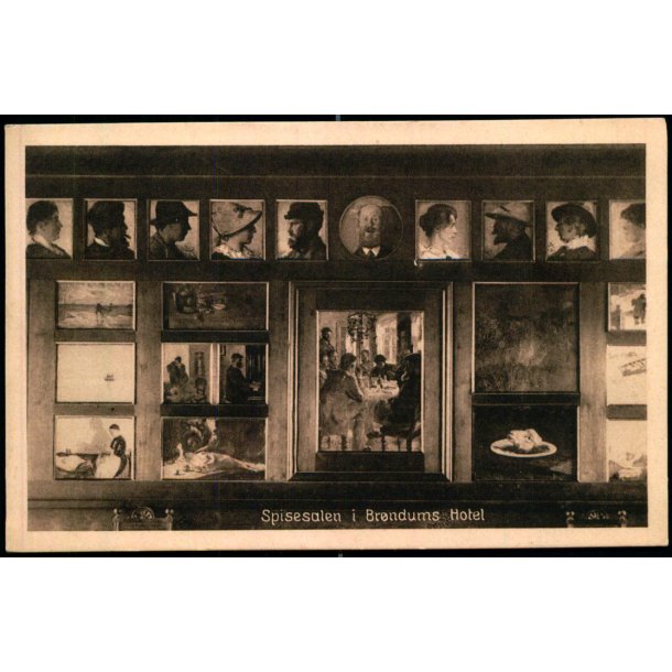 Spisesalen i Br�ndums Hotel - Viggo Berg 60220 - Ubrugt